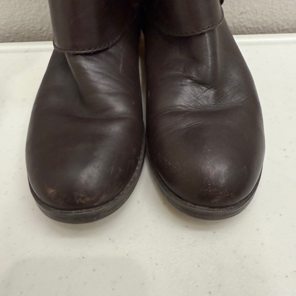 Ralph Lauren Lauren Sulita Riding BootsSize 6 Brown Leather Suede - Picture 5 of 6